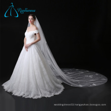 Cathedral Bridal Accessories Lace Appliques Long Wedding Veils